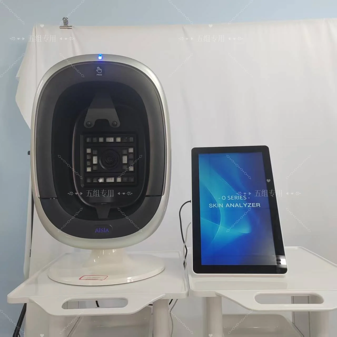 AISIA O1 Analizador Facial 3D con IA, Diagnóstico de Problemas de la Piel, Análisis Profesional de 8 Espectros, Equipo para Salón de Belleza