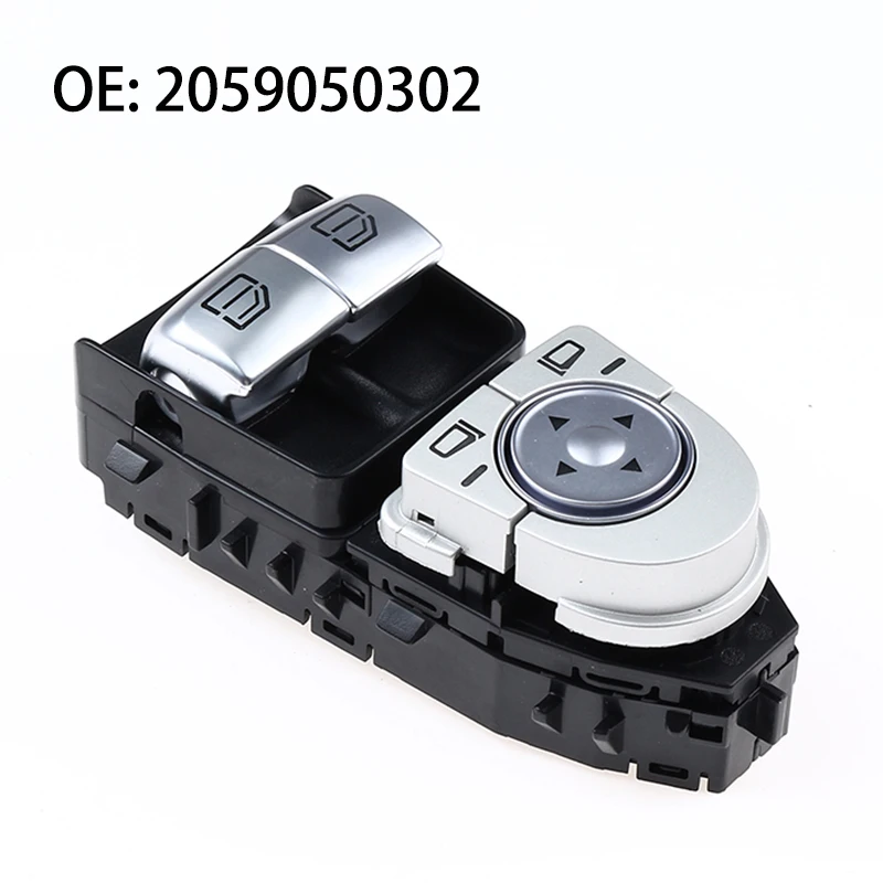 2059050302 2059057011 interruptor de ventana principal eléctrico de 3 pines A2059050302 A2059057011 para Mercedes Benz Vito W447 2014-2021