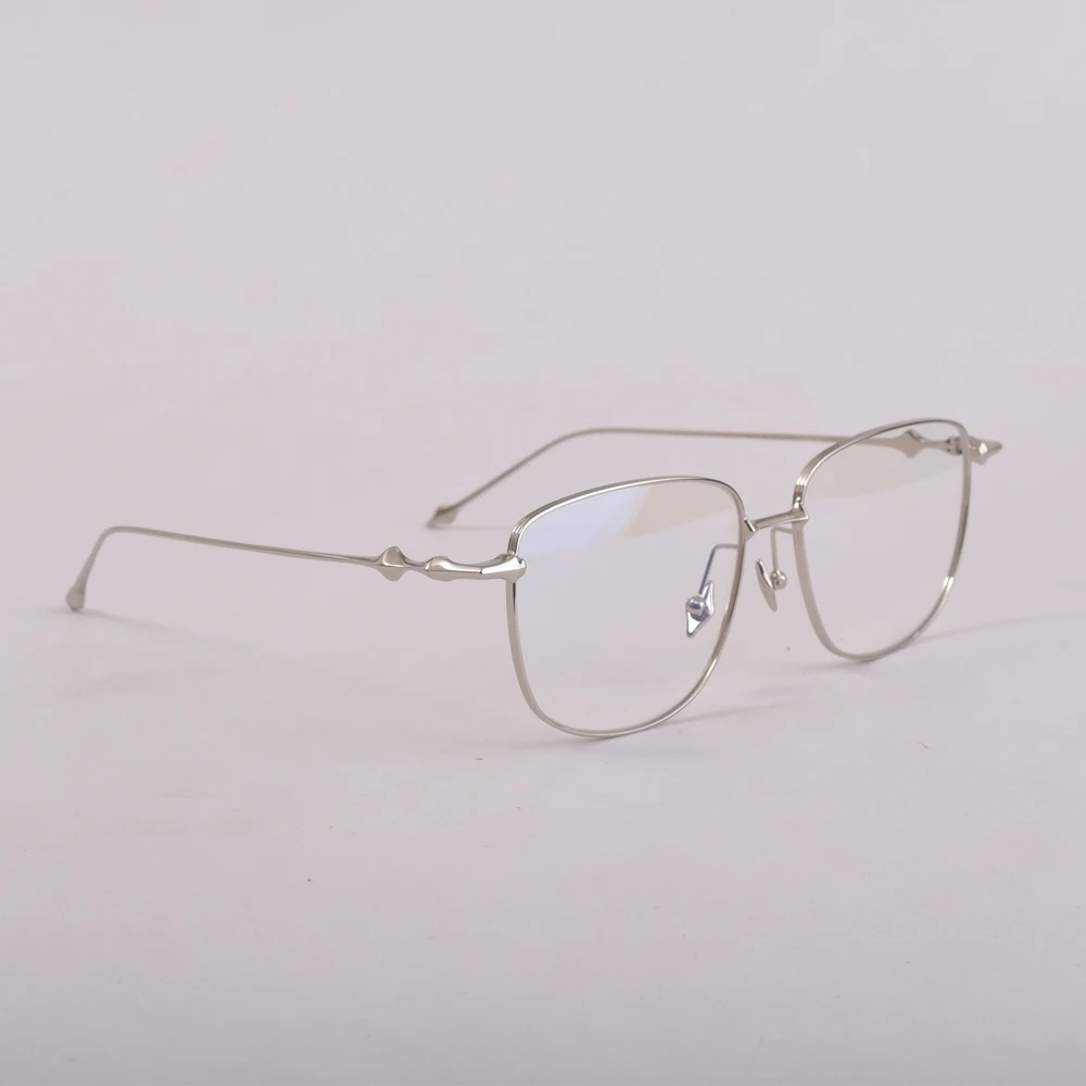GENTLE ICC Titanium Ultra Light Gafas Montura Mujeres Hombres Anti luz azul piloto Gafas ópticas ACAD