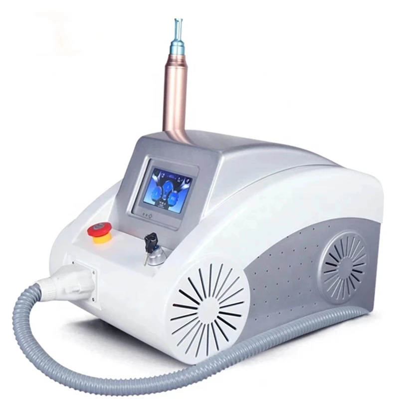 Máquina de eliminación de tatuajes con láser Pico Nd Yag conmutado Q, dispositivo láser, eliminación de pecas y rejuvenecimiento de la piel
