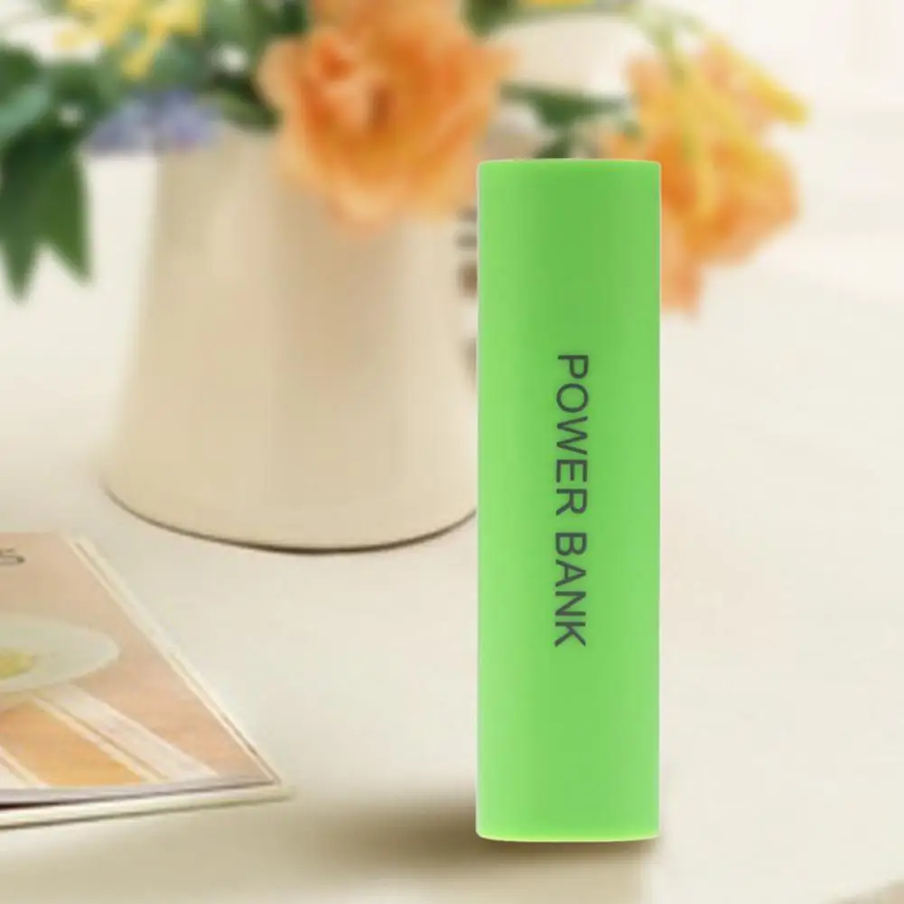 Carcasa portátil para banco de energía 18650, 1 sección, funda para banco de energía de batería 18650, Mini caja de carga ligera para teléfono móvil MP3 MP4