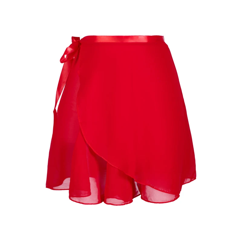 Tutú de Ballet de gasa para adultos, falda femenina para baile, falda envolvente para gimnasia para niñas, faldas de Ballet de entrenamiento, falda de baile de Ballet Falskirts