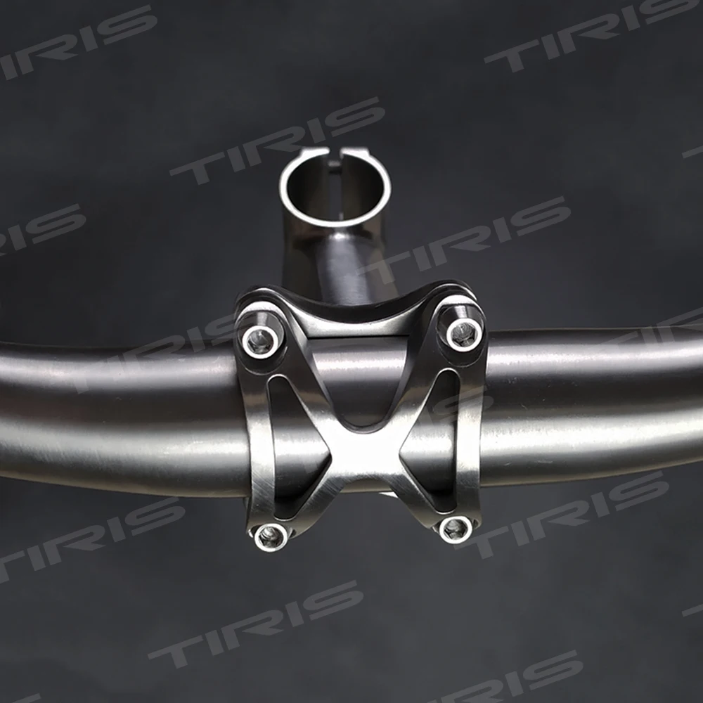 TIRIS-accesorios ultraligeros para vástago de bicicleta, piezas de ciclismo MTB, ángulo de longitud personalizado 5 °