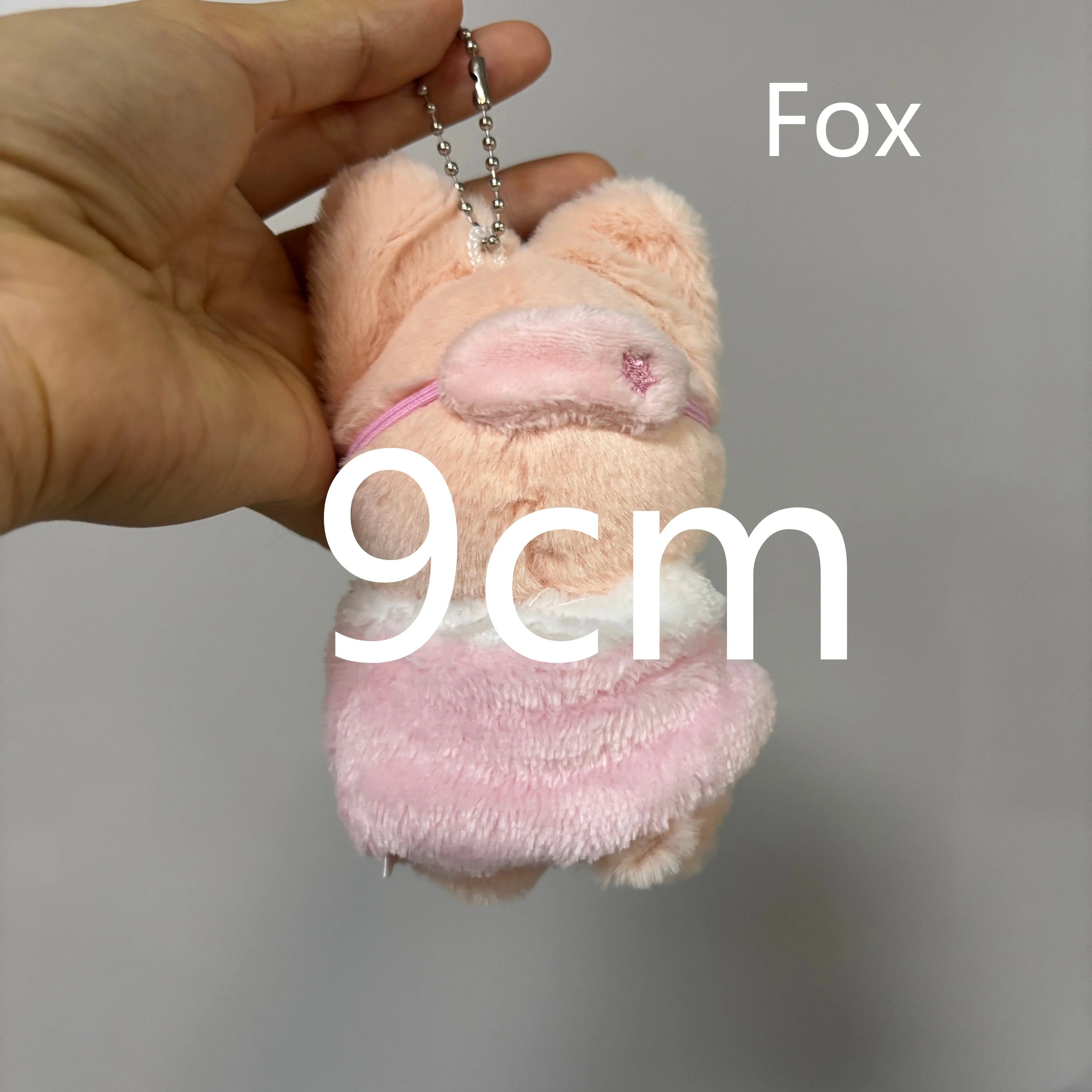 Nuevo Llavero de Peluche con Diseño de Animal, Serie Rosa, Mini Muñeco Compañero Decorativo, Productos DIY