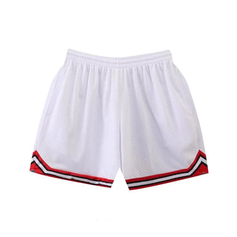 Pantalones de baloncesto para hombre y mujer, Shorts deportivos americanos, transpirables, informales, para correr, holgados, absorbentes de sudor, Verano