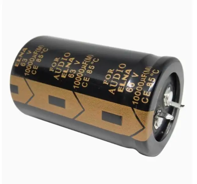 2 unids/lote auténtico ELNA para AUDIO 63v 10000uF 30x50 amplificador de Audio condensador electrolítico de fiebre de Audio envío gratis