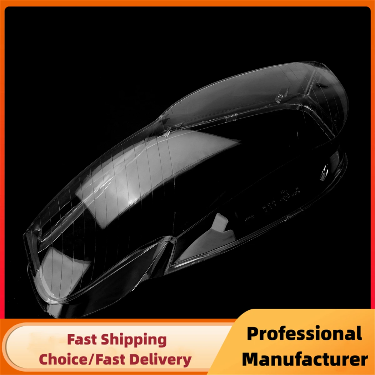 Para Audi A4 B7 S4 RS4 2006 2007 2008 cubierta de lente de faro delantero 1 par de pantalla transparente cubierta de faro transparente