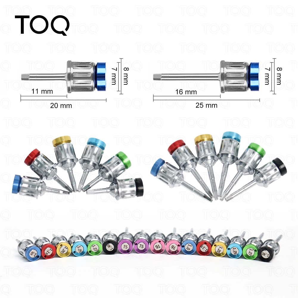 Llave dinamométrica para implantes dentales, destornillador de torque ajustable, destornilladores de carraca de 10-70 NCM