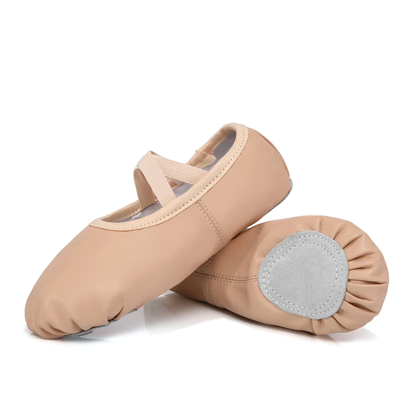 Zapatos de baile de Ballet para niñas y mujeres, zapatos planos de baile de Ballet para mujeres, zapatillas de Ballet, zapatos de entrenamiento para práctica de Salsa