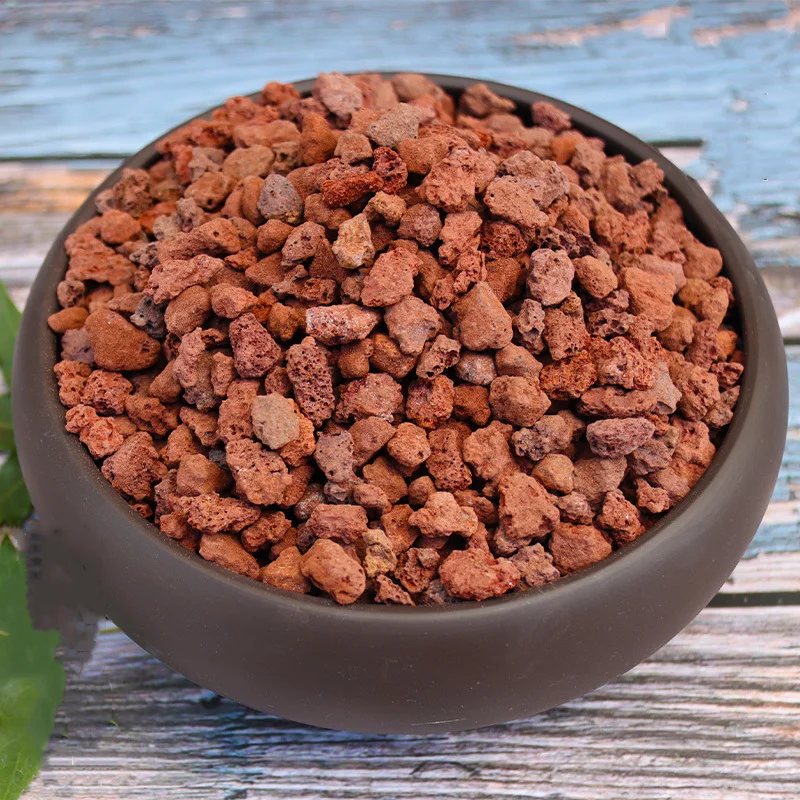 500g/1000g roca volcánica roja planta suculenta ropa de cama granular pecera materiales de purificación de agua suministros de jardinería