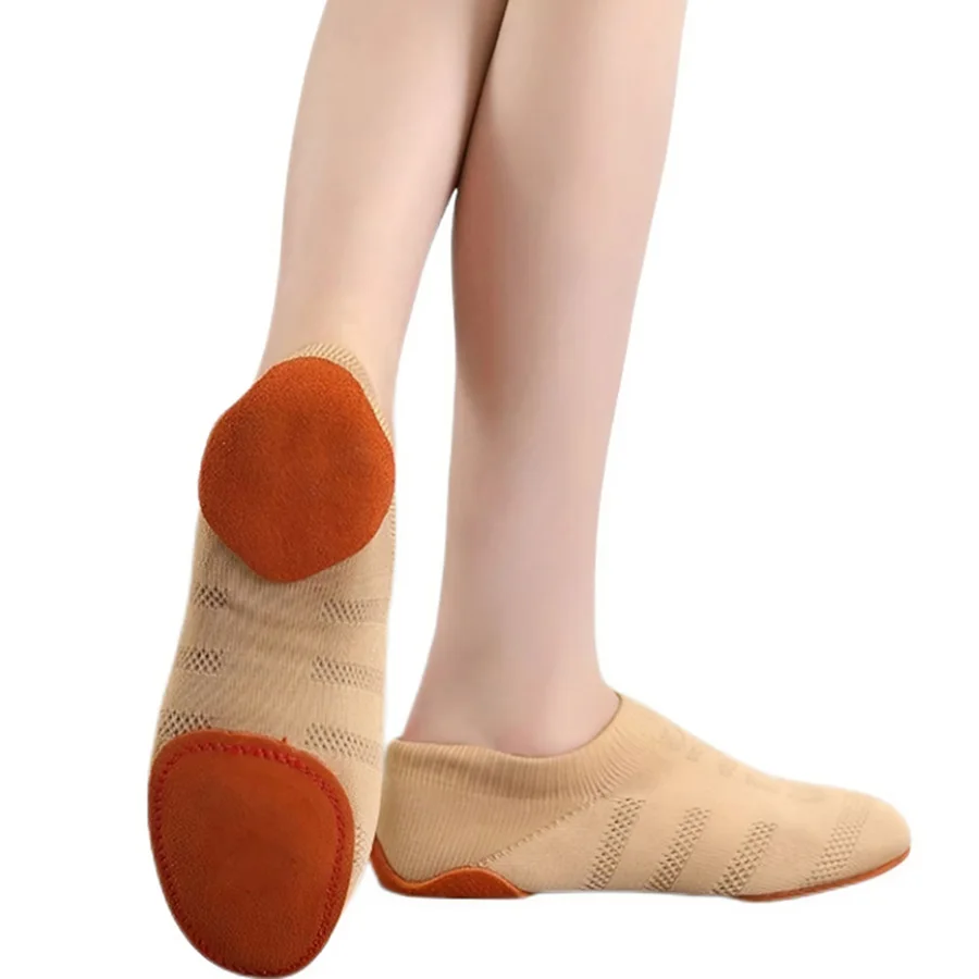 CLYFAN, zapatos de baile latino de Jazz para mujer, zapatillas de salón para mujer, Yoga, Ballet, malla voladora transpirable, práctica plana, zapatillas modernas para niñas y niños