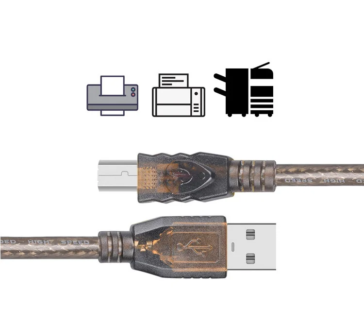 Cable de impresora USB 20M de largo cable de impresora USB 2,0 activo 10M 15M cable USB amplificador USB 2,0 A macho a B impresora de escáner macho