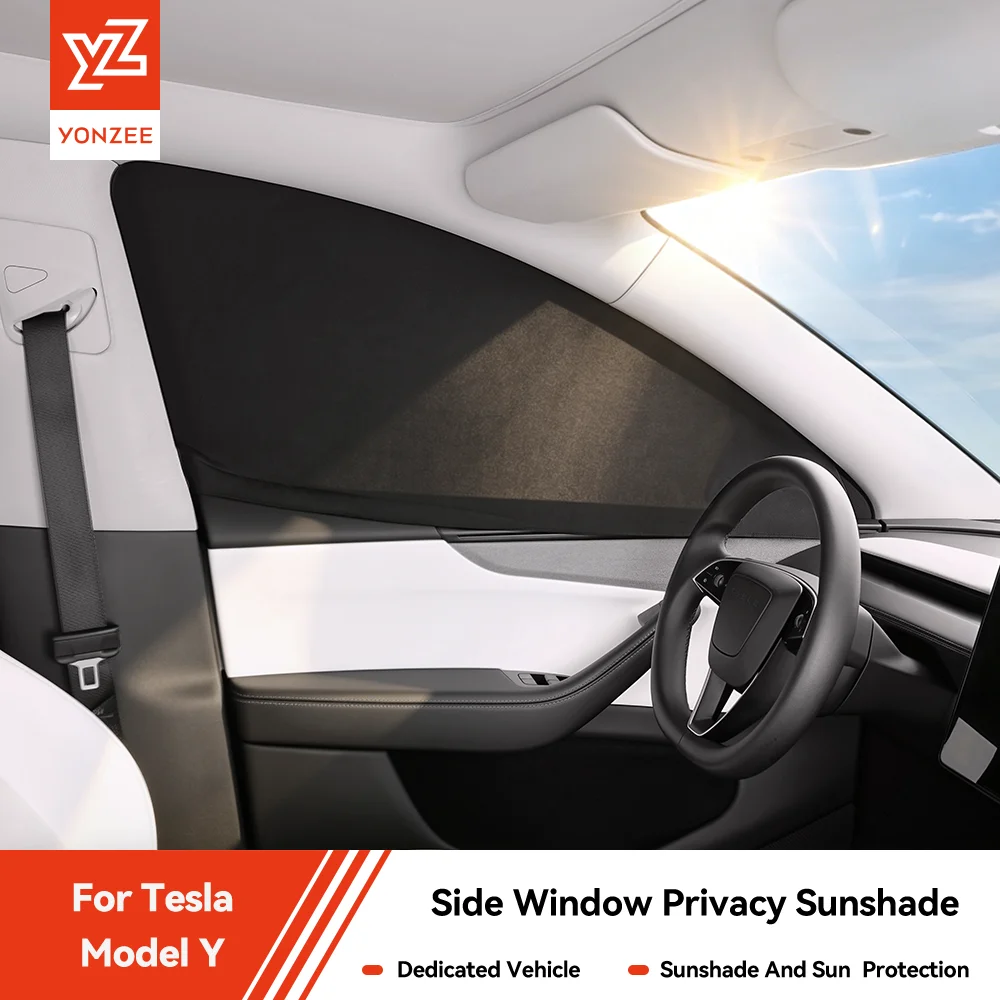 YZ Para Tesla Y Juniper 2025-2026, Parasol Lateral para Ventana de Coche, Cortina de Privacidad para Acampar, Cubierta para Parabrisas Delantero y Trasero, Accesorio