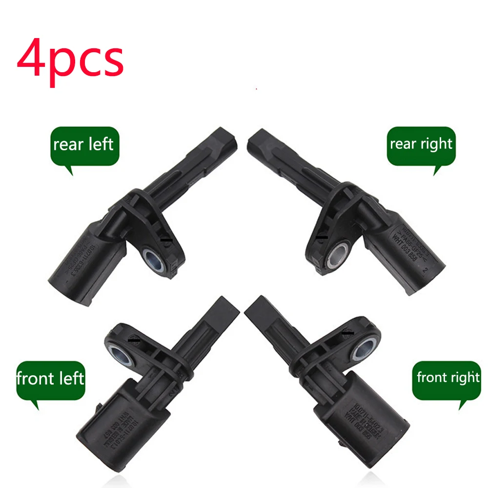 4 Uds ABS SENSOR de velocidad de rueda para AUDI VW VOLKWAGEN SEAT SKODA delantero trasero izquierdo derecho WHT 003856   WHT 003857   WHT 003858   WHT 003859