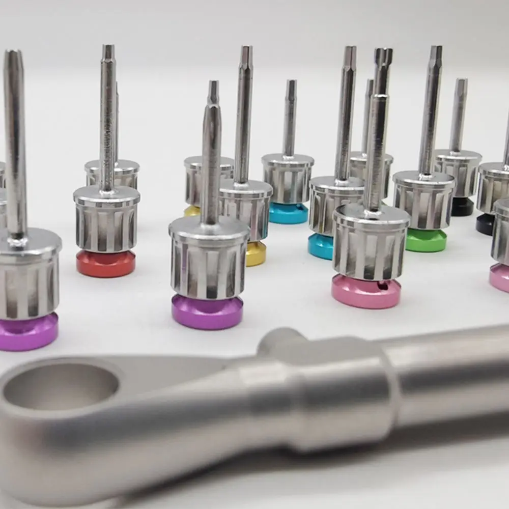 JUMTOP-llave dinamométrica para implante Dental, trinquete 10-70NCM, herramientas de reparación de destornilladores y Kit de llaves
