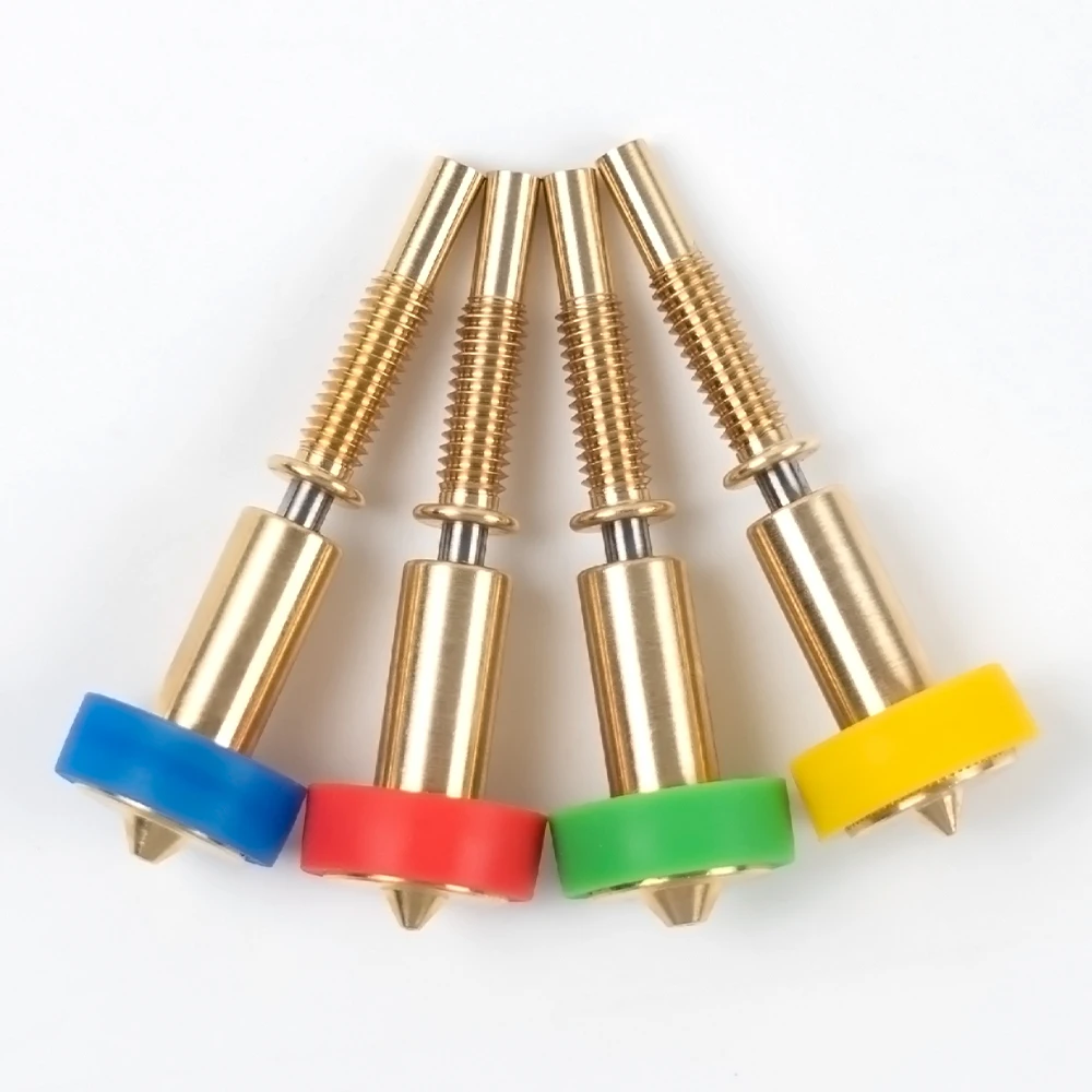 Boquilla todo en uno Revo para Hotend cerámico Revo 0,25/0,4/0,6/0,8mm impresora 3D boquilla de titanio de latón Heatbreak para extremo caliente E3D Revo