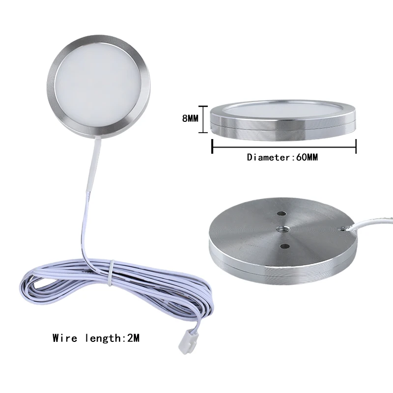 Luces LED nocturnas para debajo del gabinete, vitrina, lámpara de armario, Control remoto para el hogar, cocina, escaparate, decoración de armario