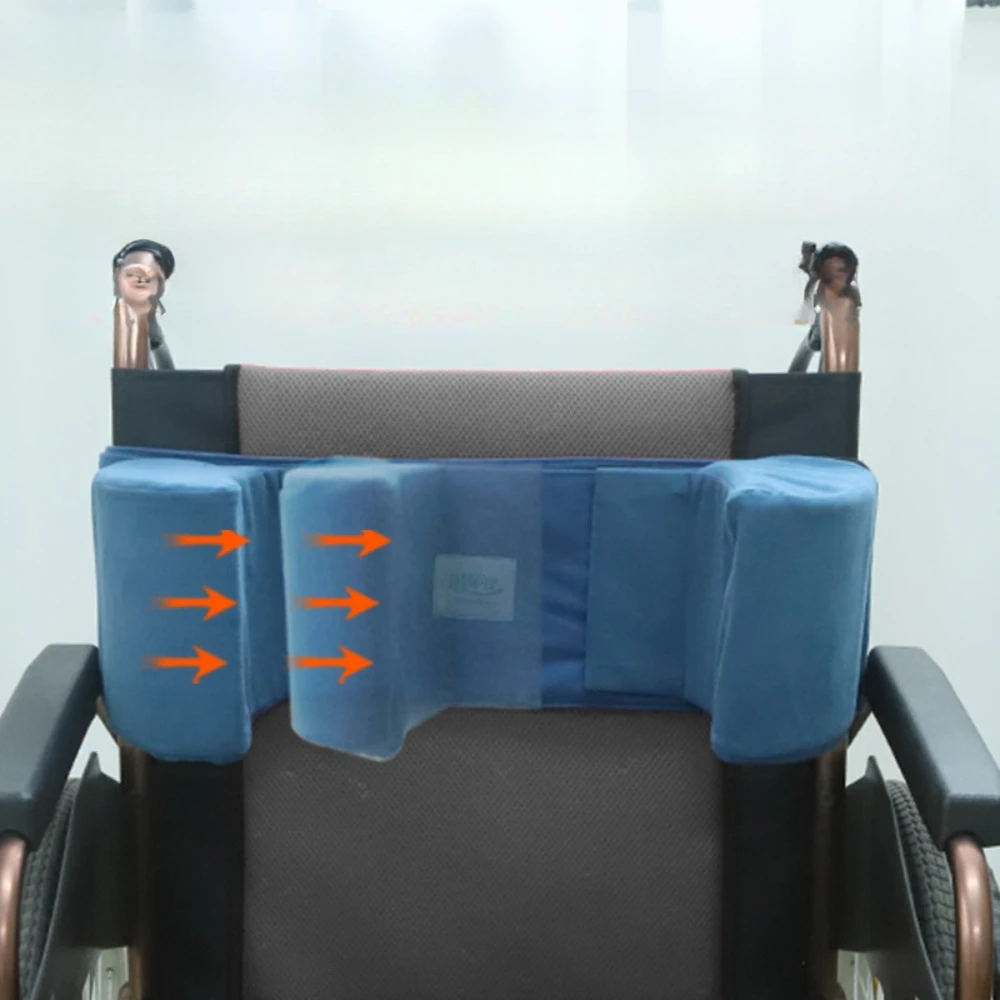 Cojines antilatales para pacientes postrados en cama hemiplégicos, respaldo para silla de ruedas, cojín de cintura medio tumbado, cojín antideslizante ajustable