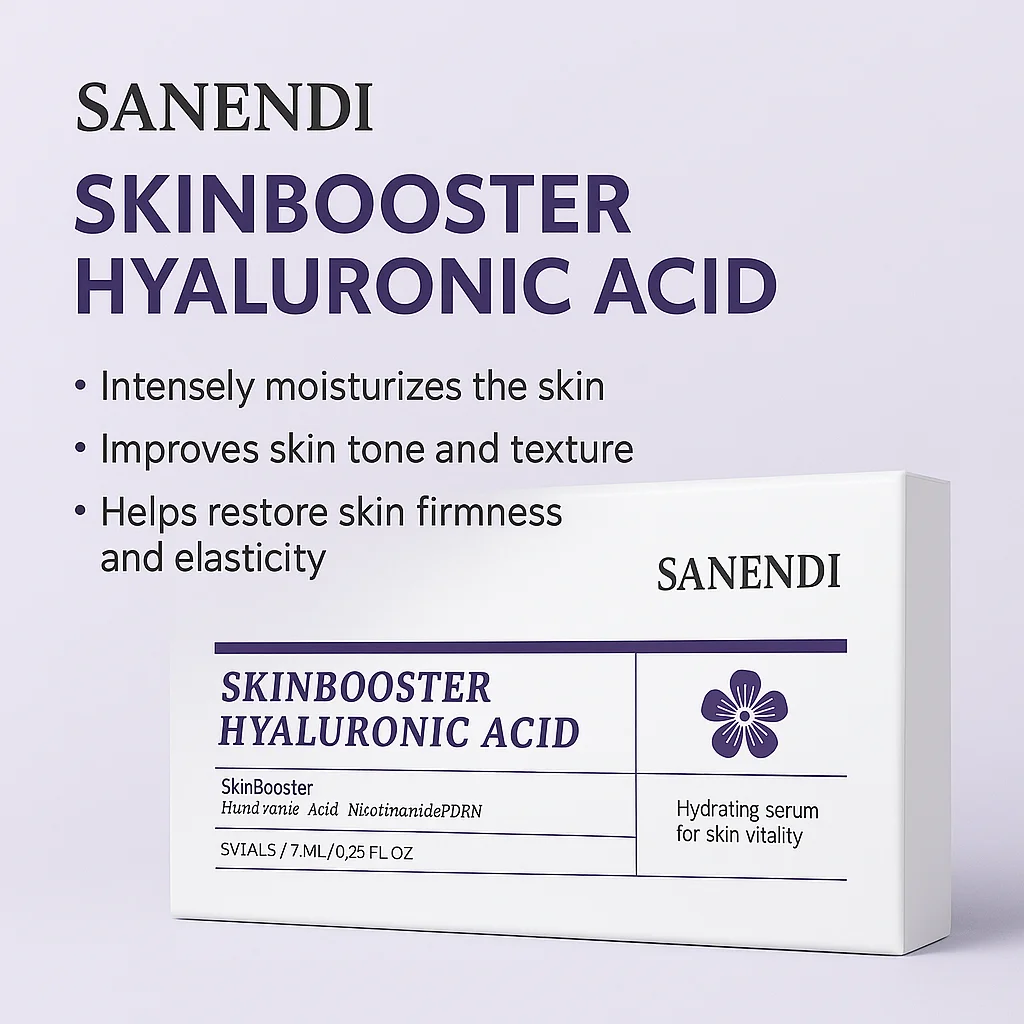 Sanendi SKIN BOOSTER Ácido HialURÓNICO Solución de problemas de la piel facial Hidratación Hidratación Solución de proteínas coreanas para el cuidado de la piel
