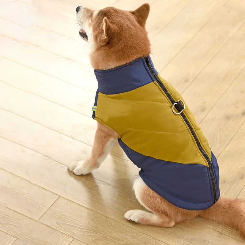 Ropa impermeable para perros pequeños y grandes, chaqueta cálida, ropa reflectante para mascotas, Akita, Bulldog Francés, ropa mediana para perros
