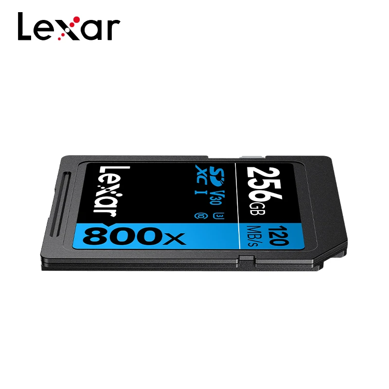 Tarjeta SD Lexar 800x Pro, lectura de 150 MB/s, tarjeta Flash SDXC de 64GB, 128GB, 256GB, V30, UHS-I, SDHC, tarjeta de memoria de 32GB, tarjeta de almacenamiento para cámara