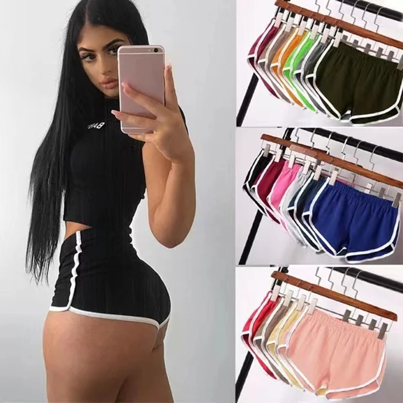 Shorts Deportivos de Verano para Mujer, Shorts de Yoga Profesionales, Shorts Negros para Correr, Shorts Negros para Entrenamiento