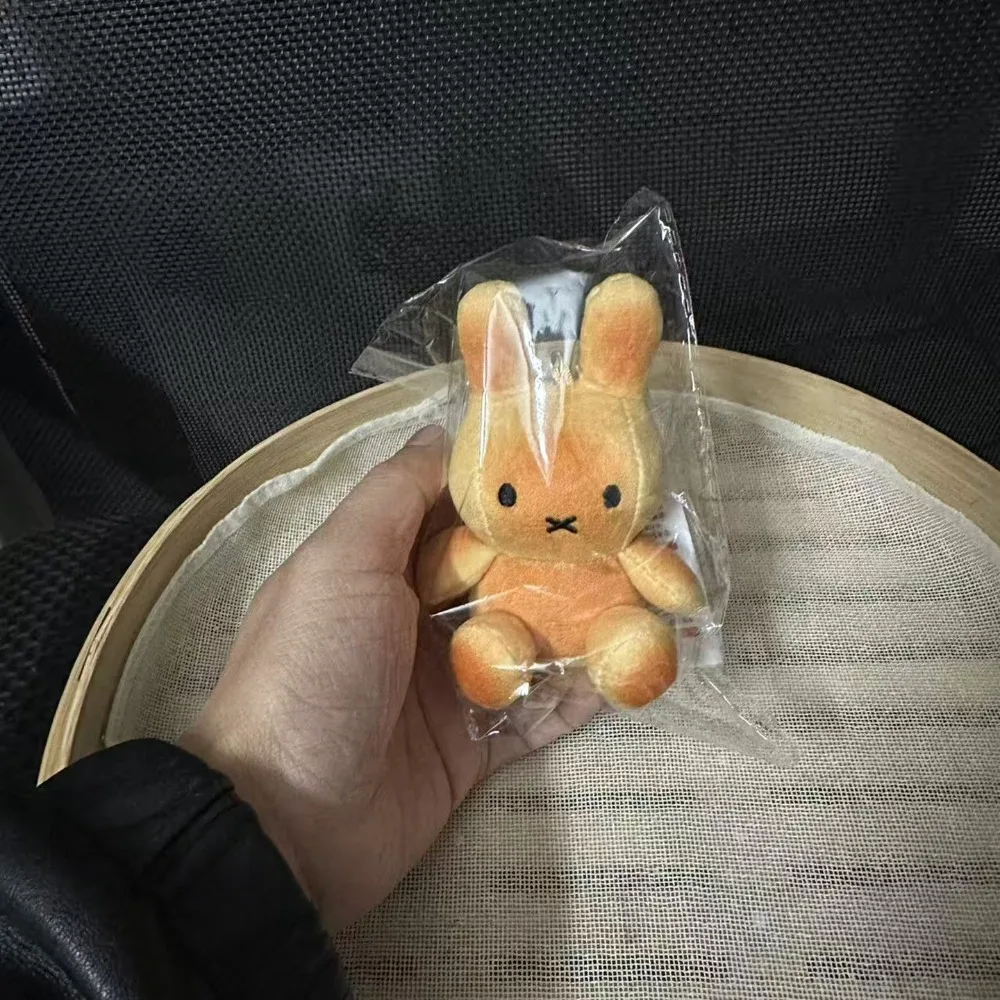 Llavero Decorativo con Colgante de Cabeza de Conejo Miffy Kawaii, Accesorio para Mochila, Regalo, Juguete