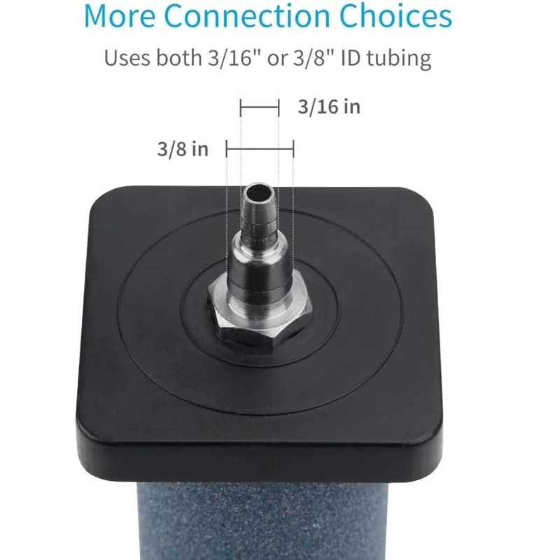 Cilindro de piedra de aire, difusor de burbujas, piedras de aire para tanque de peces de acuario, bomba de oxígeno, sistemas hidropónicos