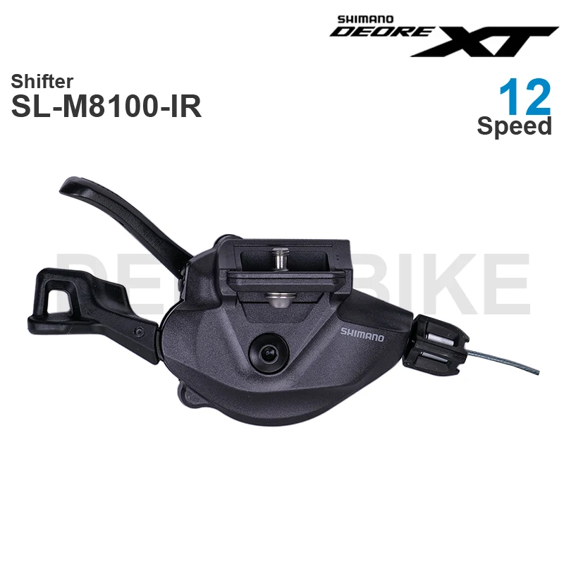SHIMANO-palanca de cambios DEORE XT SL-M8100-R, 12 velocidades, SL-M8100-IR, piezas originales para bicicleta de montaña