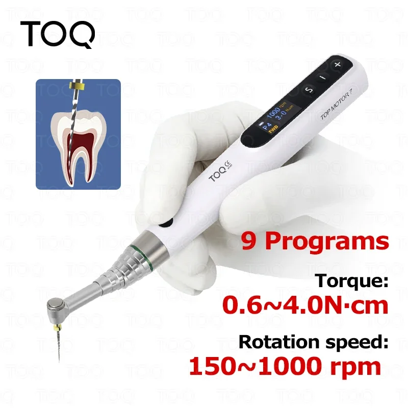 Nuevo Motor Endo 16:1, equipo de reducción Dental, Motor de conducto radicular inalámbrico con modo de reciproca, instrumento, puntas de dentista