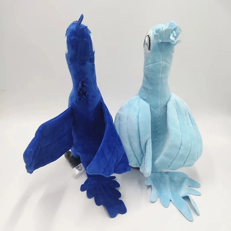 Nuevo Rio 2 película juguetes de peluche de dibujos animados 30cm loro azul Blu & joya muñecos de pájaros regalos de navidad para niños juguete de peluche