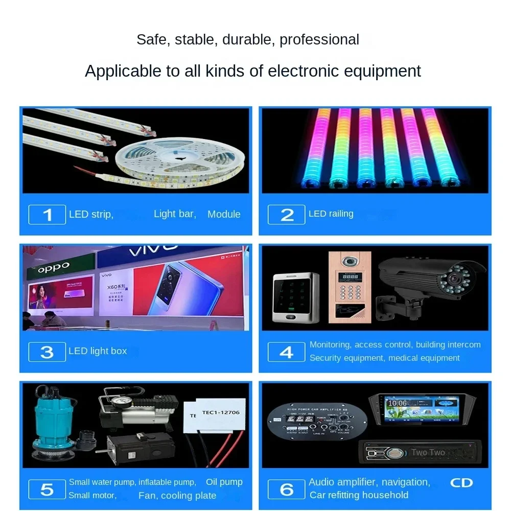 Fuente de alimentación impermeable para exteriores, transformador de iluminación IP67, AC110V~220V a DC 12V 24V, controlador LED de 10W 20W 50W 100W 400W, adaptador