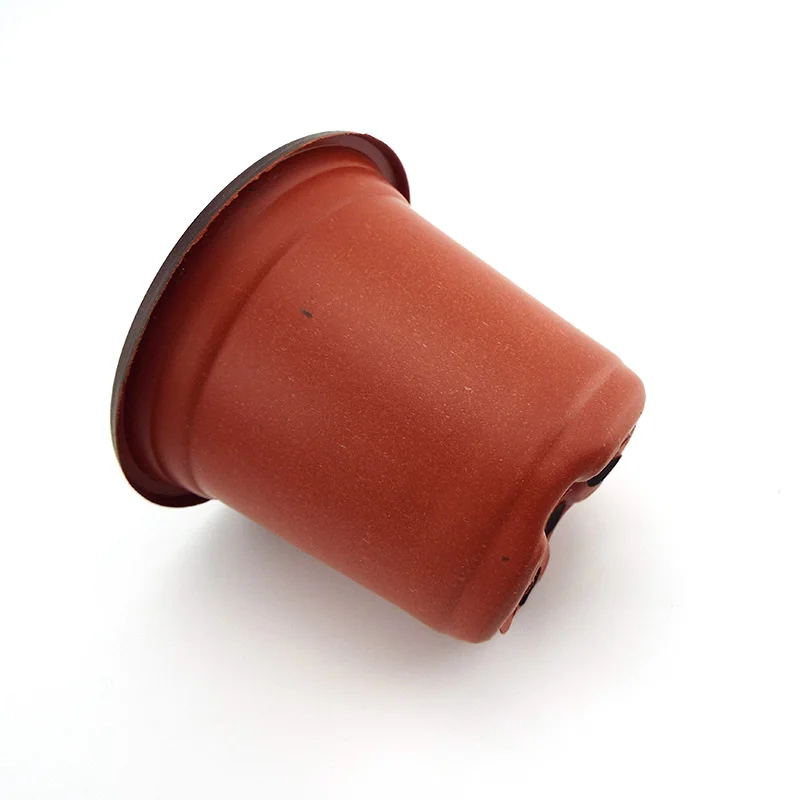 Maceta de plástico para cultivo, bandeja resistente a caídas para plantas de jardín del hogar, taza para vivero, macetas para plantas de flores E2