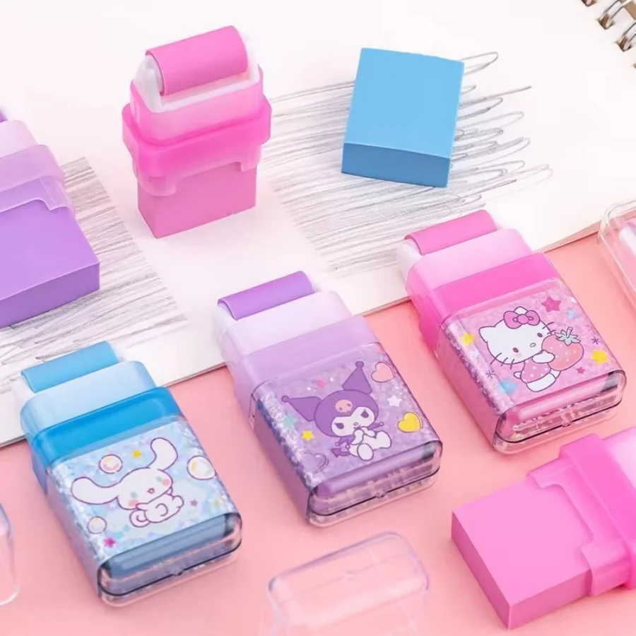 1 unidad de borrador creativo y lindo con imagen de dibujos animados de Hello My Melody, Kitty, Kuromi y Cinnamoroll