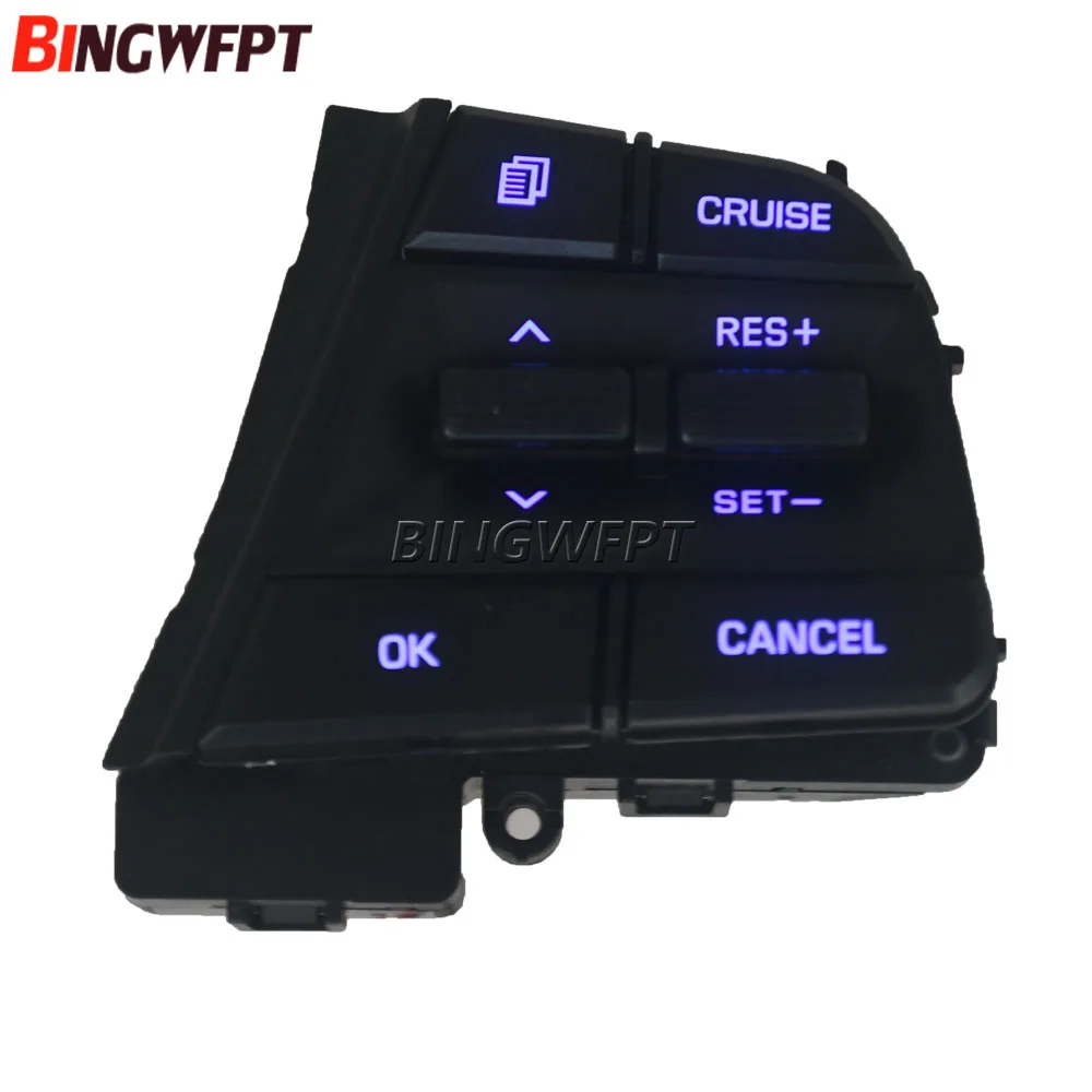 Botones de control de crucero de alta calidad para el volante de Hyundai Elantra 1.6L 2017 2018 96700-F2210