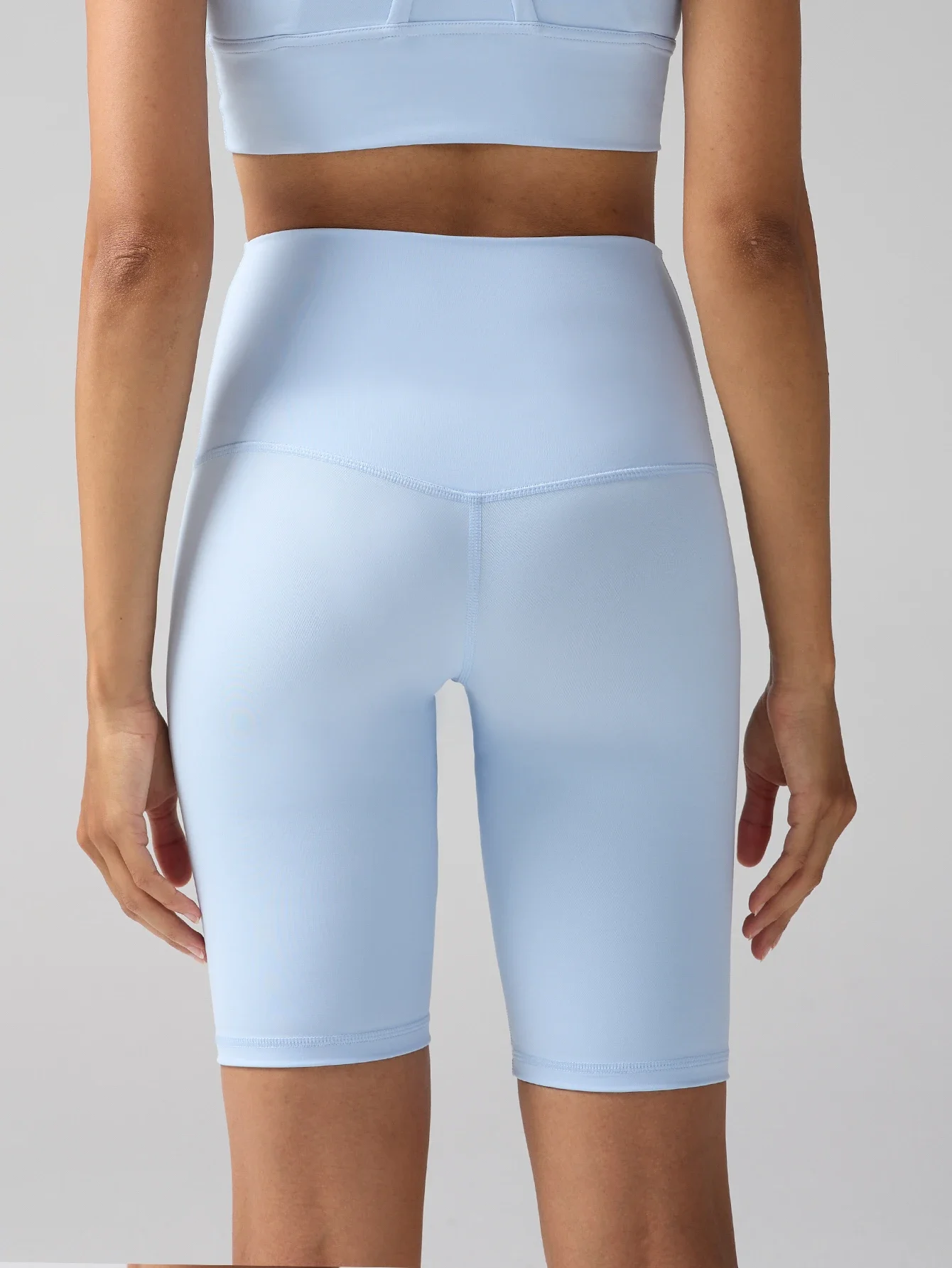 Shorts de Yoga de Cintura Alta para Mujer, Alta Elasticidad, Sin Líneas Incómodas, Levanta Glúteos, para Correr, Ciclismo, Fitness y Deportes al Aire Libre