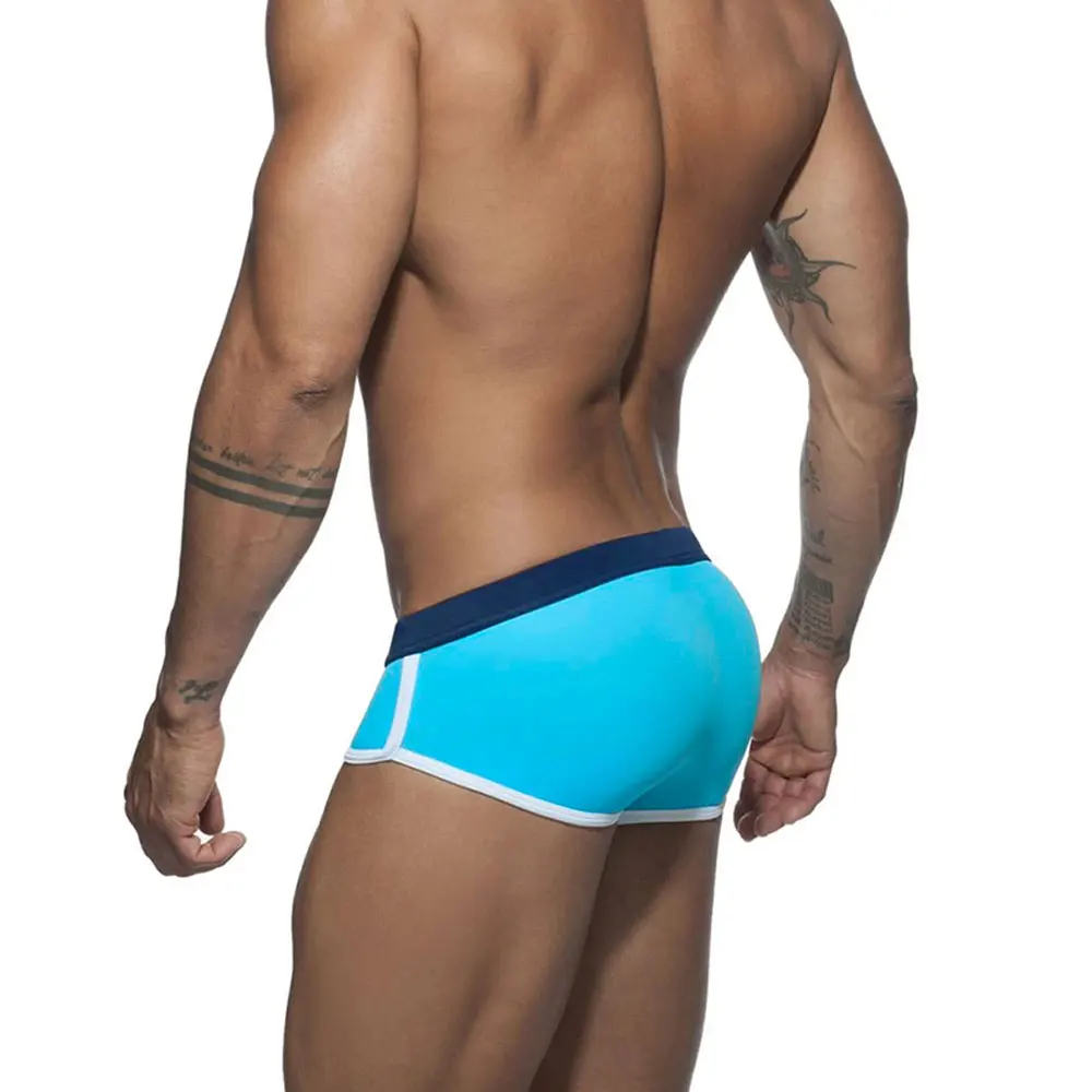 Calzoncillos de baño para hombre, bañador Sexy triangular corto de verano para deportes acuáticos, pantalones de playa, traje de baño, traje de baño Sexy para hombre, traje de baño para surfear