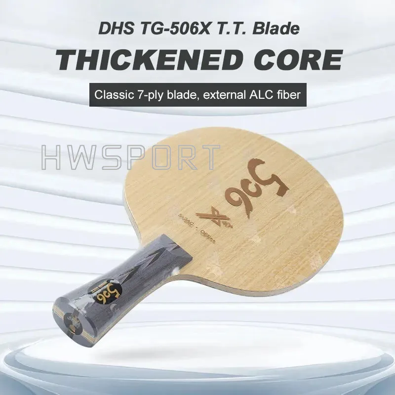 DHS TG 506X hoja de tenis de mesa, hoja de Ping Pong de Pith engrosada profesional, CON CAJA Original