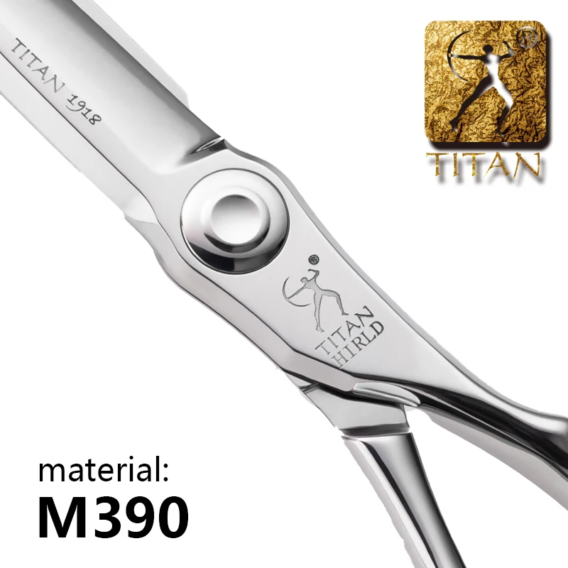 Tijeras de Corte de Pelo TITAN, Tijeras de Peluquería Profesionales, Herramienta de Salón, Acero ATS314