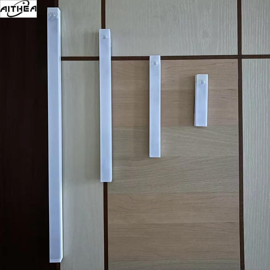 Luz Nocturna LED con Sensor de Movimiento AITHEA, Lámpara de Noche Recargable por USB, Luz de Tubo Inalámbrica Portátil para Armario, Escalera