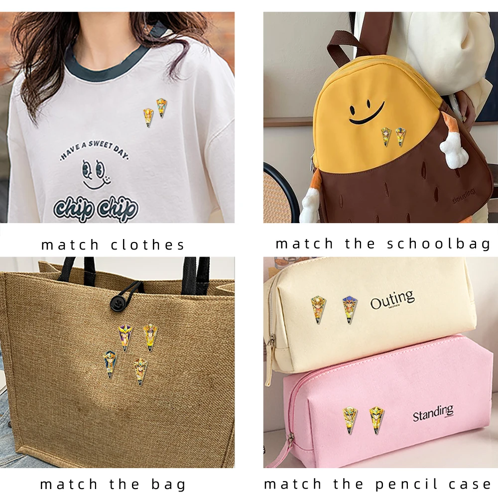 12 pines esmaltados de los Caballeros del Zodíaco, set de broches metálicos de constelaciones de anime, insignias coleccionables para mochilas y ropa