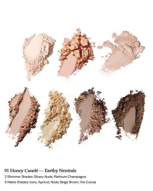 Paleta de Maquillaje Facial Flower Knows Strawberry Cupid Collection, Rubor, Sombra de Ojos, Iluminador, Paleta de Bronceador Facial Flower Know