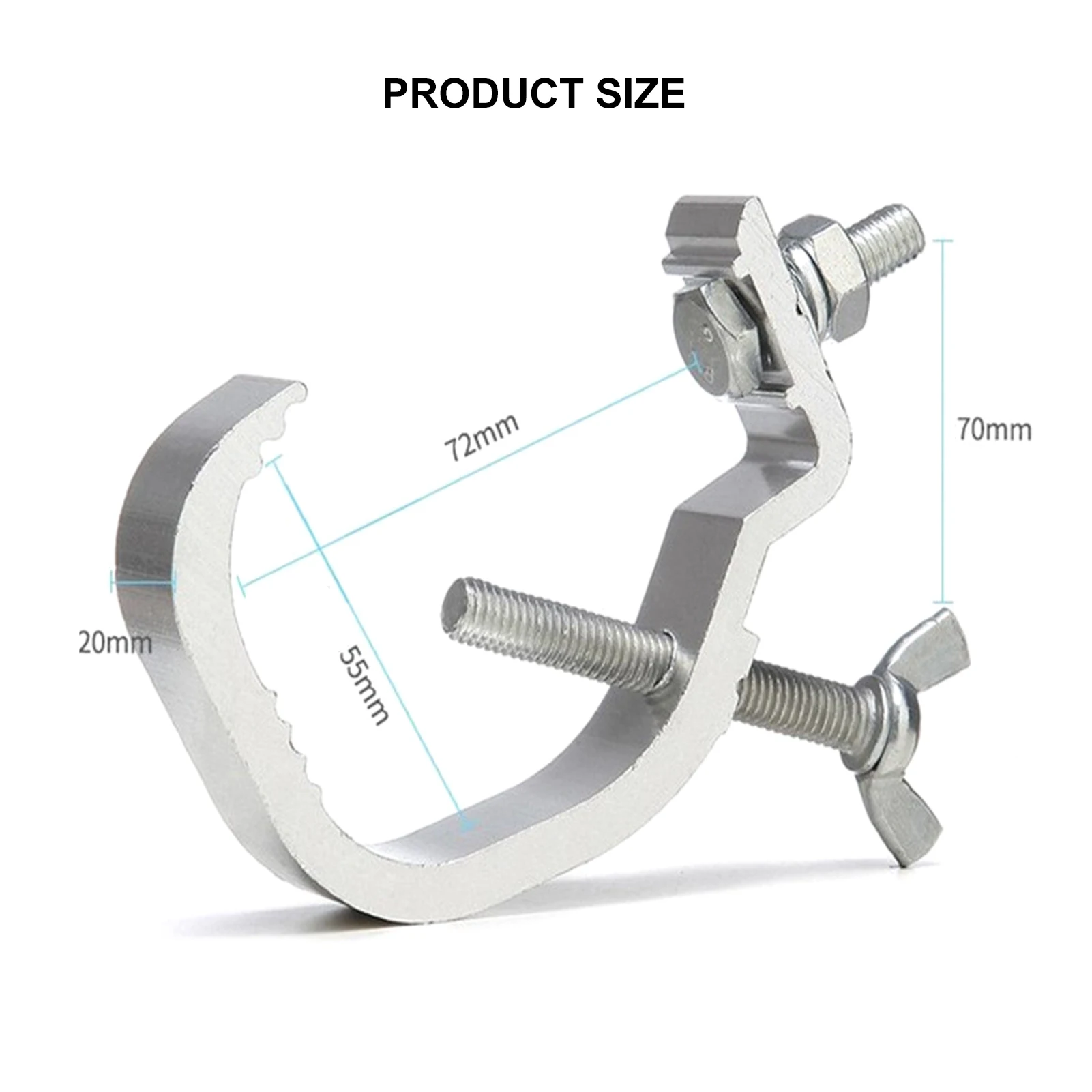 10 Uds luces de escenario abrazadera soporte ganchos para iluminación de DJ Par luces Spots luces