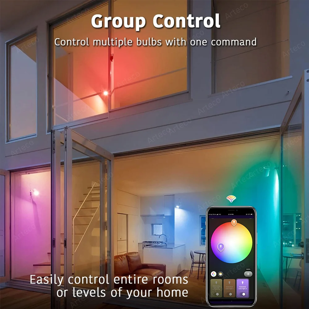 Tuya Wifi bombillas inteligentes RGB WW CW 15W 18W E27 Zigbee bombilla Led hogar inteligente Tuya Zigbee lámpara Alexa lámpara inteligente para Google Home
