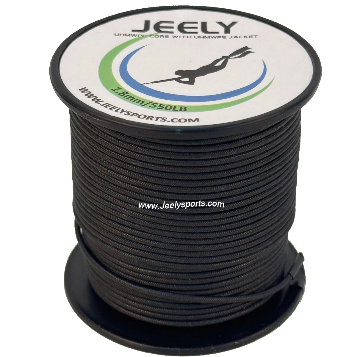 Línea de pesca submarina trenzada doble, 1,8mm, 10M, Uhmwpe