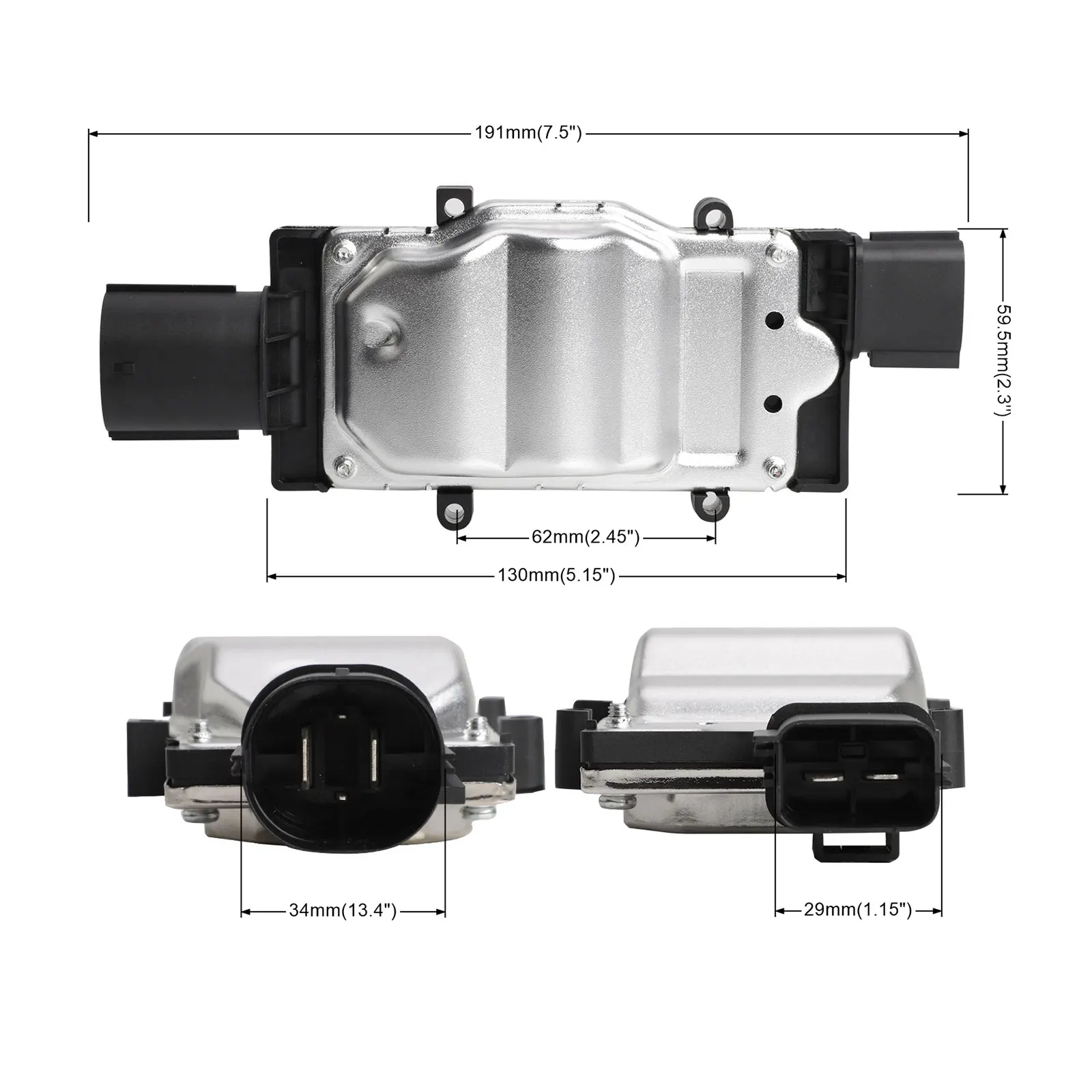 Nuevo módulo de Control del ventilador de refrigeración del motor para Ford Escape Focus Transit Connect 12-18 1137328464 1137328567