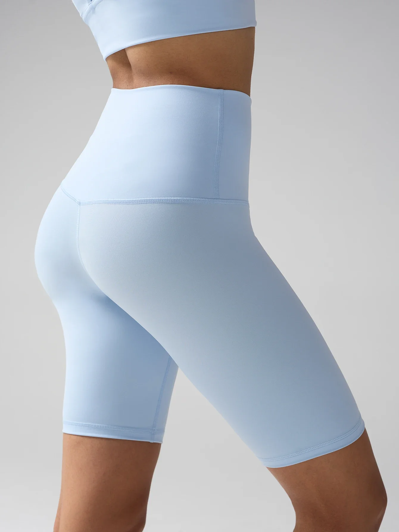 Shorts de Yoga de Cintura Alta para Mujer, Alta Elasticidad, Sin Líneas Incómodas, Levanta Glúteos, para Correr, Ciclismo, Fitness y Deportes al Aire Libre
