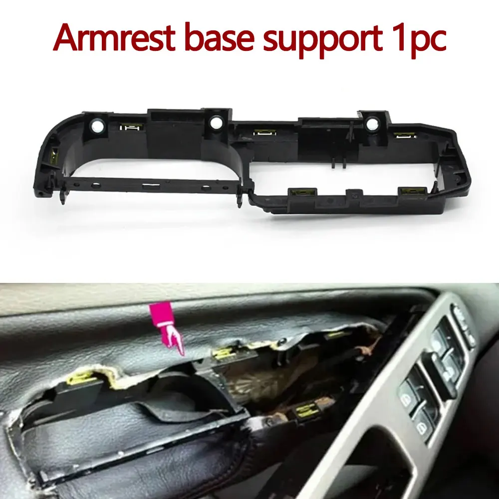 LHD Interior del coche delantero trasero izquierdo derecho manija de agarre de puerta de fibra de carbono para VW Bora Golf 4 MK4 Jetta 1999-2004