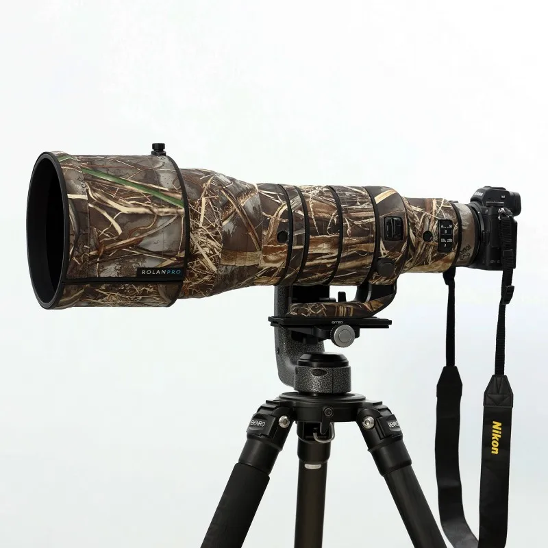 ROLANPRO-abrigo de camuflaje con lente impermeable para Nikon Z 400mm F2.8 TC VR S, funda protectora para lluvia, NIKKOR Z400 400 2,8 F/2,8