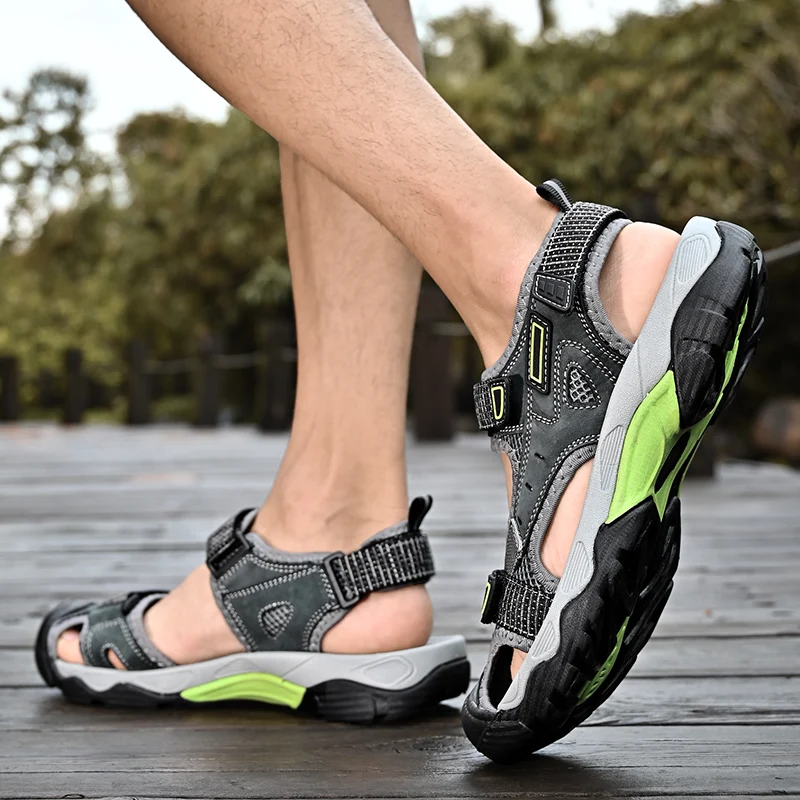 Zapatos de Verano 2025 para Hombre y Mujer, Sandalias de Estudiante para Exteriores, Antideslizantes, con Suela Blanda, para Senderismo en Ríos, Deportivas, de Suela Plana, para Playa